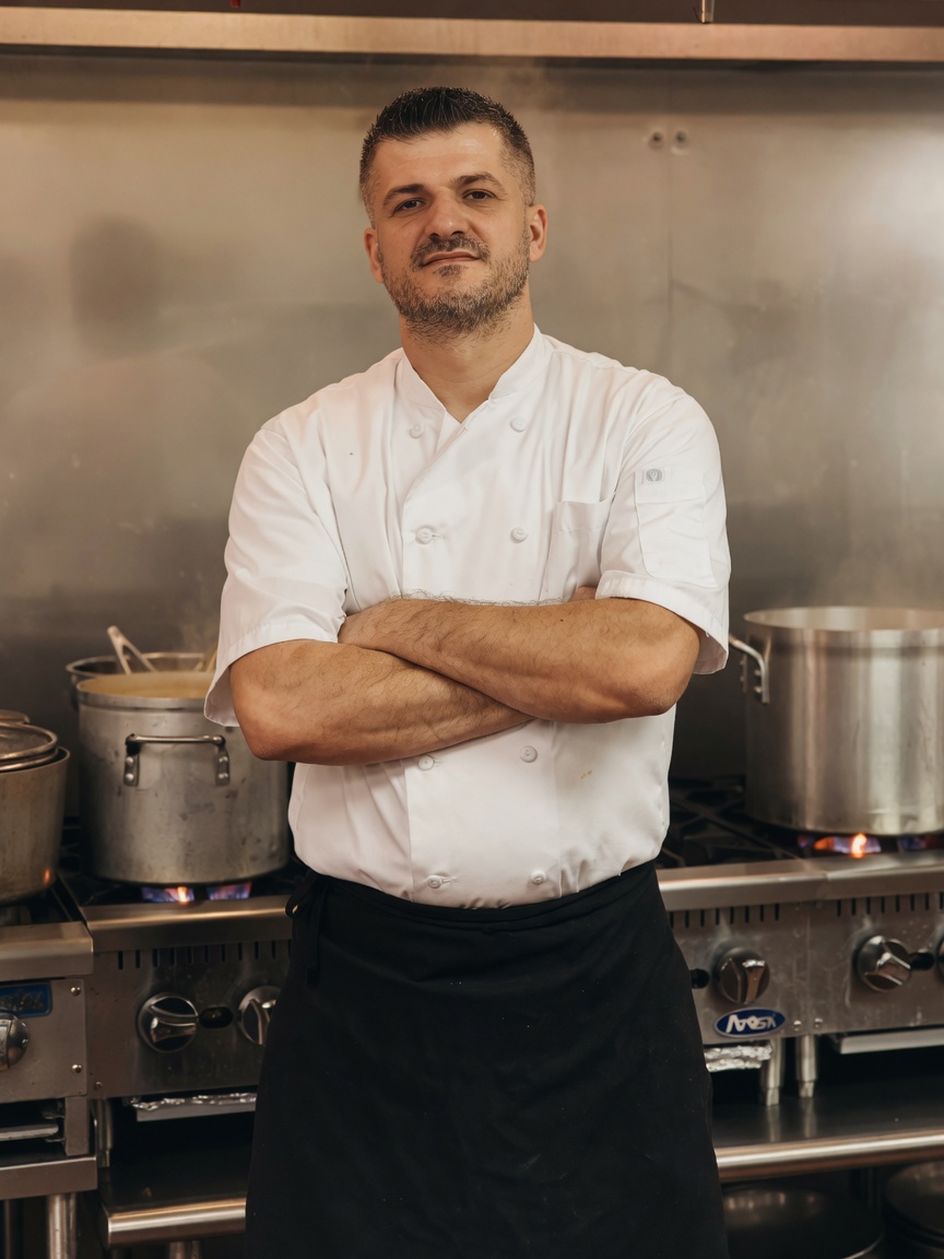 Chef Aleks in the Taste of Italy kitchen